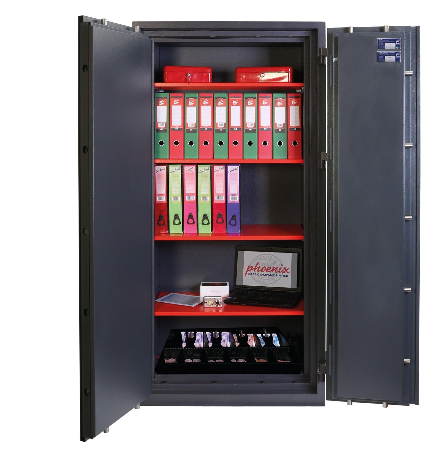 Phoenix Neptune HS1056K Size 6 High Security Euro Grade 1 Safe with Key Lock - Safe Fortress