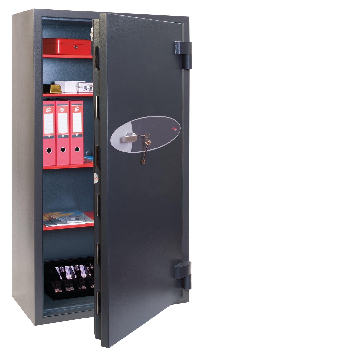 Phoenix Mercury HS2055K Size 5 High Security Euro Grade 2 Safe with Key Lock - Safe Fortress