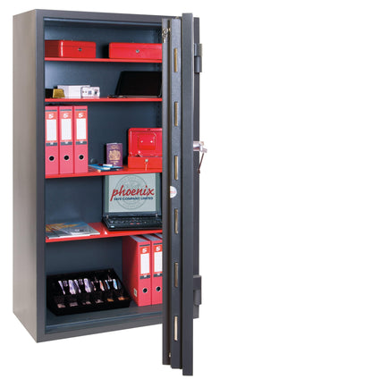 Phoenix Mercury HS2055K Size 5 High Security Euro Grade 2 Safe with Key Lock - Safe Fortress