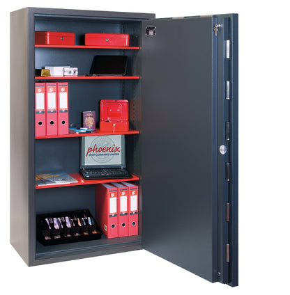 Phoenix Mercury HS2055K Size 5 High Security Euro Grade 2 Safe with Key Lock - Safe Fortress