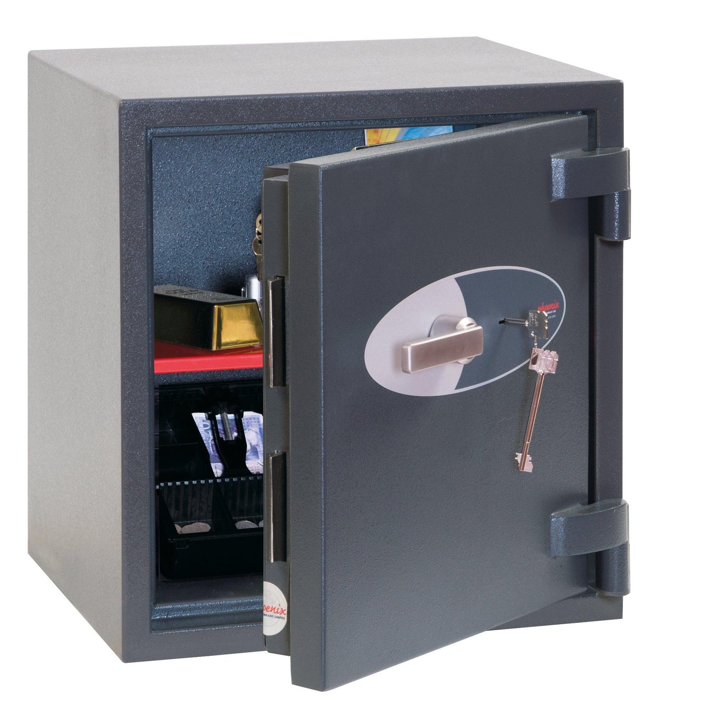 Phoenix Elara HS3551K Size 1 High Security Euro Grade 3 Safe with Key Lock - Safe Fortress