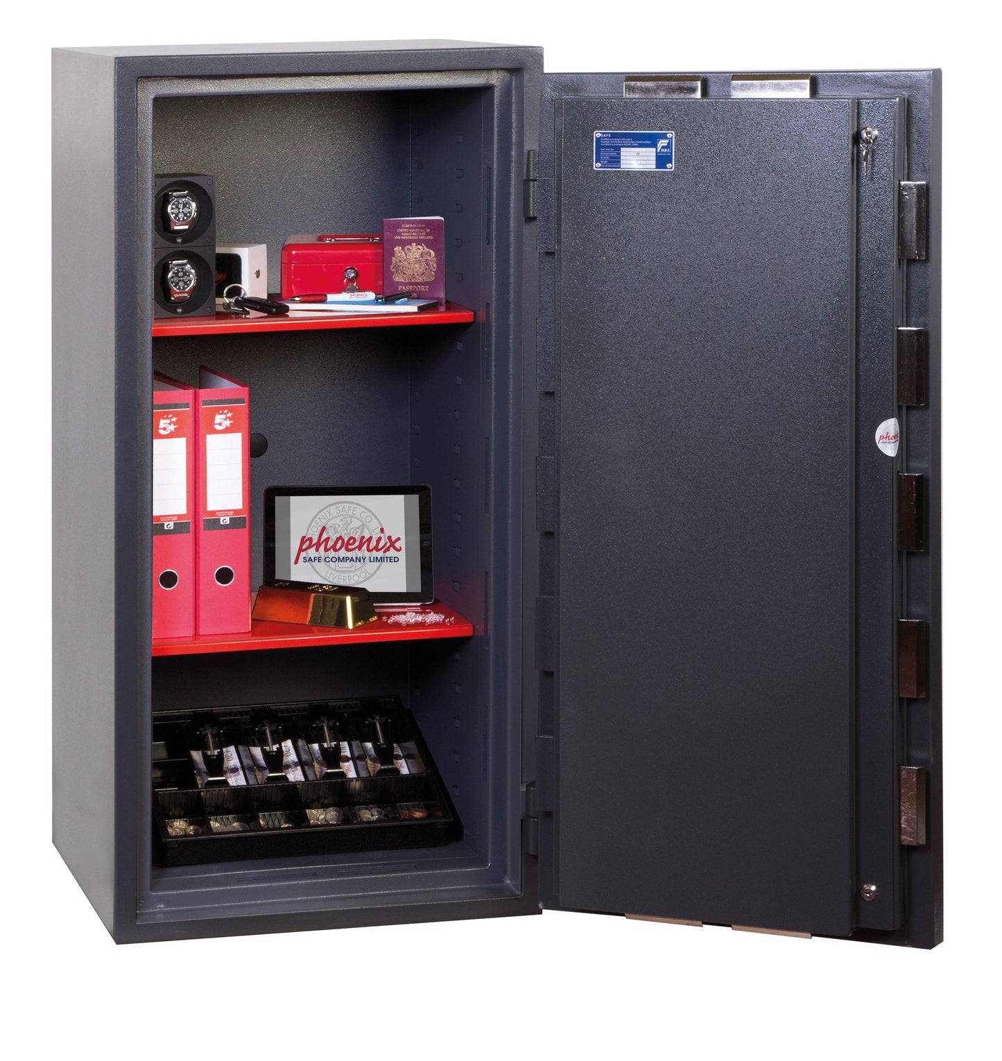 Phoenix Planet HS6074E Size 4 High Security Euro Grade 4 Safe with Electronic & Key Lock - Safe Fortress