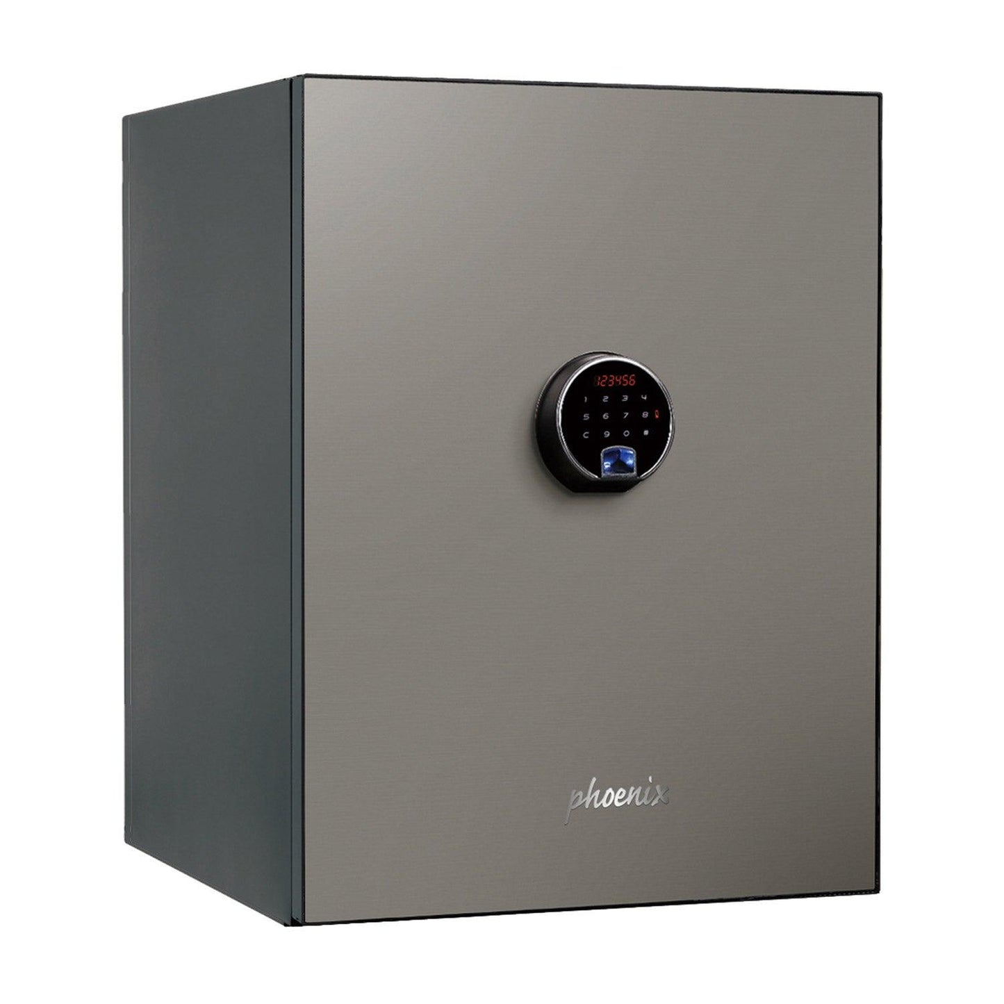 Phoenix Spectrum Plus LS6012FS Size 2 Luxury Fire Safe with Silver Door Panel and Fingerprint Lock - Safe Fortress